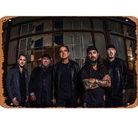 Zuhhgii Affiche de musique du groupe Neal Morse (Neal Morse, Mike Portnoy) - 20,3 x 30,5 cm - Plaque vintage en métal pour maison, bar, pub, garage, décoration cadeau