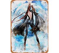 Zuhhgii Bayonetta Vanquish Game Poster Game Poster Jeu de rôle Anime Game Art Deco Tin Sign - 20,3 x 30,5 cm
