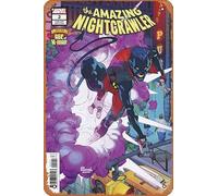 Zuhhgii Boîte en métal rétro de dessin animé - AGE OF X-MAN AMAZING NIGHTCRAWLER #2 PETROVICH - Affiche en étain Anime Art mural, plaque vintage pour bar, restaurant, maison, café, salle de bain