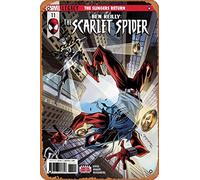 Zuhhgii Boîte en métal rétro de dessin animé Ben Reilly : The Scarlet Spider 11 BD NM - Affiche d'anime, art mural, plaque vintage pour bar, restaurant, maison, café, salle de bain, garage, bureau