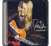 Zuhhgii Deana Carter - Plaque en métal vintage avec inscription « Everything's Gonna Be Alright » - Décoration murale vintage - Pour salle de bain, piscine, bar, salle de bain, cour, garage, pub