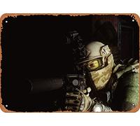Zuhhgii Escape from Tarkov 2 Escape From Tarkov Game Poster Anime Game Art Deco Tin Sign - 20,3 x 30,5 cm