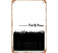 Zuhhgii Field of Dreams Plaque en métal vintage pour cuisine, bar, café, garage, maison - 20,3 x 30,5 cm