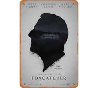 Zuhhgii Foxcatcher Affiche de film vintage en étain, décoration murale classique, affiche musicale pour bar, pub, café, cuisine, salle de bain, karaoké, 20,3 x 30,5 cm.