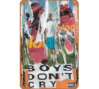Zuhhgii Frank Ocean Boys - Affiche de collage Don t Cry en métal rétro amusante et vintage pour musique, café, bar, restaurant, supermarché, boutique, idée cadeau de film, 20,3 x 30,5 cm