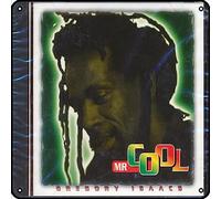 Zuhhgii Gregory Isaacs - Mr. Cool - Plaque en métal vintage avec inscription « Man Cave » pour salle de bain, piscine, bar, salle de bain, cour, garage, pub, 30,5 x 30,5 cm