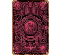 Zuhhgii Hellboy II : The Golden Army Affiche de film rétro en étain, plaque en métal classique vintage, décoration murale pour bars, restaurants, cafés, pubs 20,3 x 30,5 cm.