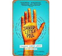 Zuhhgii Jagged Little Pill Our New Musical (Alanis Morissette, Diablo Cody) Broadway - Affiche de cinéma - 20,3 x 30,5 cm - Vintage - En métal - Pour maison, bar, pub, garage