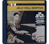 Zuhhgii Jelly Roll Morton - An Introduction To Jelly Roll Morton - Plaque en métal vintage musique rock pour salle de bain, piscine, bar, salle de bain, cour, garage, pub - 30,5 x 30,5 cm