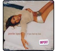 Zuhhgii Jennifer Lopez - If You Had My Love (EP, 5 pistes) - Plaque en métal vintage - Décoration murale - Pour salle de bain, piscine, bar, salle de bain, cour, garage, pub - 30,5 x 30,5 cm