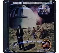 Zuhhgii John Hiatt - Hangin' Around The Observatory - Plaque en métal vintage avec musique rock pour salle de bain, piscine, bar, salle de bain, cour, garage, pub, 30,5 x 30,5 cm
