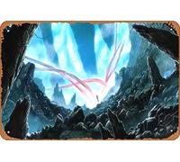 Zuhhgii Leap of Faith Magic and Fantasy Plaque en métal de science-fiction Nature et paysages - 20,3 x 30,5 cm - Décoration murale