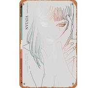 Zuhhgii LifeFORMS VIVIAN TP ANGELS & AIRWAVES Affiche de film en métal pour musique, café, bar, restaurant, supermarché, boutique, cadeau de cinéma, 20,3 x 30,5 cm