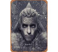 Zuhhgii Loki the Trickster God Norse Mythology Illustrated Game Role Game Poster Anime Game Art Deco Tin Sign - 20,3 x 30,5 cm