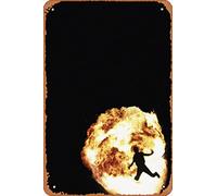 Zuhhgii Metro Boomin - Affiche en métal vintage amusante et amusante avec inscription « Not All Heroes Wear Capes » pour musique, café, bar, restaurant, supermarché, boutique, idée cadeau de film