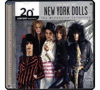 Zuhhgii New York Dolls - The Best Of New York Dolls : The Millennium Collection - Plaque en métal vintage - Décoration murale - Pour salle de sport, piscine, bar, salle de bain, cour, garage, pub