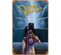 Zuhhgii Outer Worlds-3 Plaque murale vintage amusante en métal pour bar, café, garage, maison, cadeau, anniversaire, mariage, 30,5 x 20,3 cm.