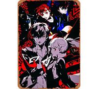 Zuhhgii Persona 5 Royale Persona Game Poster Anime Game Art Deco Tin Sign - 20,3 x 30,5 cm