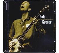 Zuhhgii Pete Seeger - Plaque ronde et ronde en métal pour tombe d' - Décoration murale vintage - Pour salle de sport, piscine, bar, salle de bain, cour, garage, pub - 30,5 x 30,5 cm
