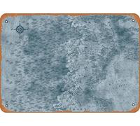 Zuhhgii Plaque en métal - Affiche de film Witcher - Carte de sorceleur - Rétro - Horizontal - Rétro - Plaque en métal pour café, restaurant, maison - Cadeau vintage - Décoration murale - 30,5 x 20,3
