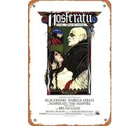 Zuhhgii Plaque en métal au look vintage Nosferatu The Vampyre 1979 - Affiche de film rétro du film classique - Plaque en métal - Décoration murale - 20,3 x 30,5 cm