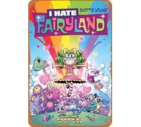 Zuhhgii Plaque en métal rétro avec inscription « I HATE FAIRYLAND TP VOL 03 GOOD GIRL » - 20,3 x 30,5 cm