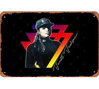 Zuhhgii Plaque en métal rétro Janet Jackson /// / Style rétro pour fans de style vintage humoristique - Panneau humoristique en métal - Affiche de films musicaux - Décoration murale de garage - 30,5 x