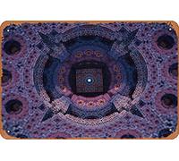 Zuhhgii Plaque en métal « Time stand still when I saw you » - 20,3 x 30,5 cm - Décoration murale