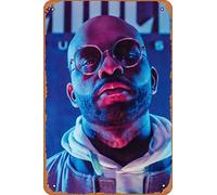 Zuhhgii Plaque en métal vintage avec inscription « Royce da 5'9 » - Décoration murale - 20,3 x 30,5 cm