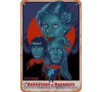 Zuhhgii Plaque en métal vintage « Daughters of Darkness » - Décoration murale pour bar, café, garage, maison - 20,3 x 30,5 cm
