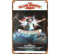 Zuhhgii Plaque en métal vintage The Slim Dusty Movie Daybill - Musique country australienne rétro du film classique - Plaque en métal - Décoration murale - 20,3 x 30,5 cm