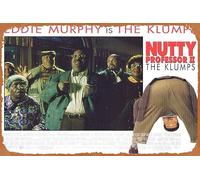 Zuhhgii Plaque rétro en étain NUTTY PROFESSOR II THE KLUMPS Original Lobby Card 2 Eddie Murphy - Poster TV classique - Décoration murale - Poster musical pour bar, pub, café, cuisine, salle de bain