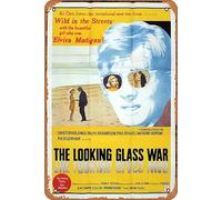 Zuhhgii Plaque rétro en étain The Looking Glass War - Affiche du film Christopher Jones John Le Carre - Rétro de l'ancien film classique - Plaque en métal - Décoration murale - 20,3 x 30,5 cm