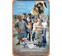 Zuhhgii Plaque rétro en étain The Sandlot Kids Original Advance One Sheet Affiche de film Tom Guiry Mike Vitar rétro du film classique Old Film Affiche en métal Plaque TV Bar Man Cave Décoration