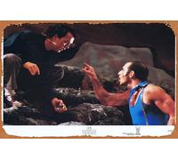 Zuhhgii Plaque rétro en étain The SquEEZE - Carte originale du hall 5 Michael Keaton Rae Dawn Chong - Affiche rétro de film classique - Plaque en métal - Décoration murale - 20,3 x 30,5 cm