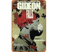 Zuhhgii Plaque rétro en métal avec dessin animé GIDEON FALLS TP VOL 04 pour musique, café, bar, restaurant, supermarché, boutique, cadeau, 20,3 x 30,5 cm.