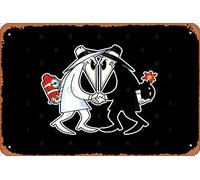 Zuhhgii Plaque rétro en métal avec inscription « Spy vs Spy vs Spy » - Décoration murale - Cadeau de garage - 30,5 x 20,3 cm