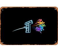 Zuhhgii Plaque rétro en métal avec inscription « Teenage Side of the Titans » - Décoration murale - Cadeau de garage - 30,5 x 20,3 cm