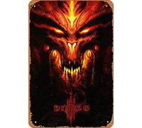 Zuhhgii Plaque rétro en métal Diablo 3 Eternal Collection 2018 - Look vintage - Décoration artistique - 20,3 x 30,5 cm