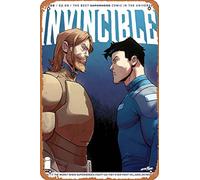 Zuhhgii Plaque rétro en métal - Invincible 130 Comic Book NM - Affiche de film en métal pour musique, café, bar, restaurant, supermarché, boutique, cadeau de cinéma, 20,3 x 30,5 cm
