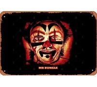Zuhhgii Plaque rétro en métal Mr BUNGLE - Vintage - Amusante - Décoration murale - Cadeau de garage - 30,5 x 20,3 cm