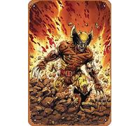 Zuhhgii Plaque rétro en métal - Return of Wolverine 1 Var A-6 Comic Book NM - Affiche de film d'anime pour musique, café, bar, restaurant, supermarché, boutique, cadeau de cinéma, 20,3 x 30,5 cm