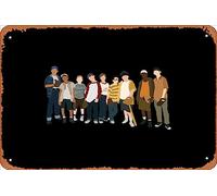 Zuhhgii Plaque rétro en métal « The Sandlot Gang » - Décoration murale - Cadeau de garage - 30,5 x 20,3 cm
