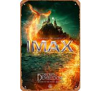 Zuhhgii Poster de film Fantastic Beast The Secrets Of Dumbledore (Jude Law, Eddie Redmayne) - 20,3 x 30,5 cm - Plaque en métal vintage pour maison, bar, pub, garage