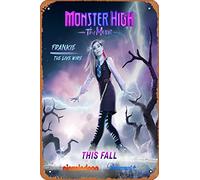 Zuhhgii Poster de film Monster High The Movie (Frankie Stein, Ceci Balagot) 20,3 x 30,5 cm - Plaque en métal vintage pour maison, bar, pub, garage, décoration cadeaux
