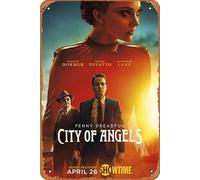 Zuhhgii Poster mural en métal avec inscription « Penny Dreadful : City of Angels » - Poster de film TV - Cadeau rétro - Pour karaoké, bars, cafés - Décoration vintage - 20,3 x 30,5 cm