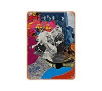 Zuhhgii Poster vintage en métal - Anthony Knott Johnny Came Back From The War, Put On An Album - 30,5 x 20,3 cm - Convient pour décoration murale de bar, café, garage, cave d'homme