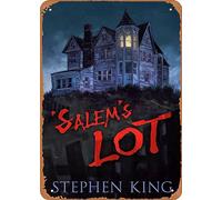 Zuhhgii Poster vintage en métal - Movies Salems Lot Stephen King 30,5 x 20,3 cm pour décoration murale de bar, café, garage, caverne d'homme