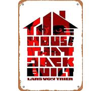 Zuhhgii Poster vintage en métal - Movies The House That Jack Built - 30,5 x 20,3 cm - Convient pour décoration murale de bar, café, garage, cave d'homme