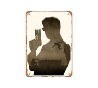 Zuhhgii Poster vintage en métal - Ryan Ripley Kingsman : The Secret Service Textless Edition - 30,5 x 20,3 cm - Convient pour décoration murale de bar, café, garage, cave